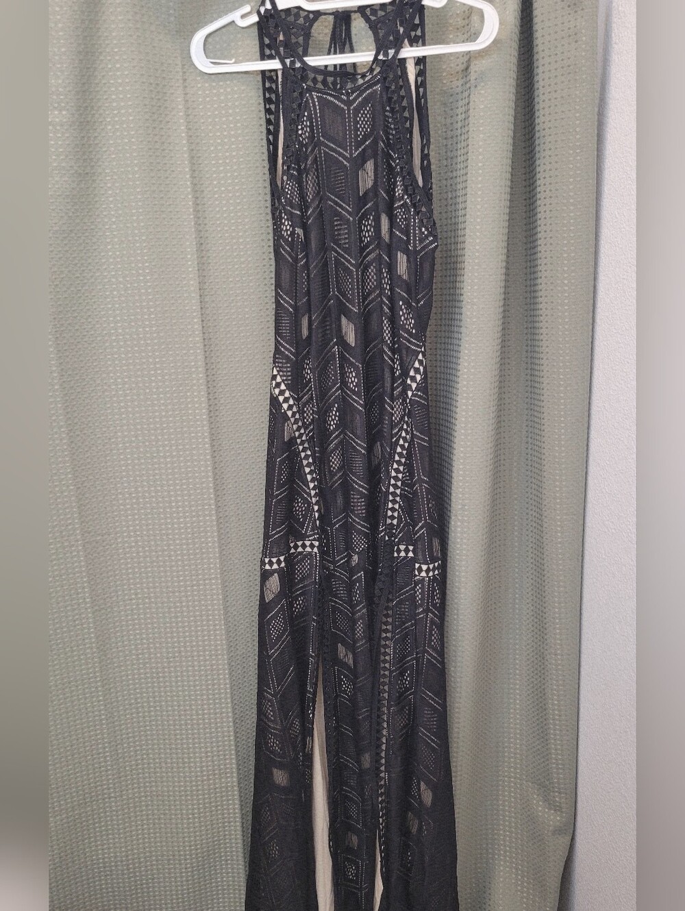 VENUS Black Lace Maxi Dress - Picture 3 of 6
